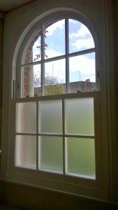 Central London Arched Window Installation