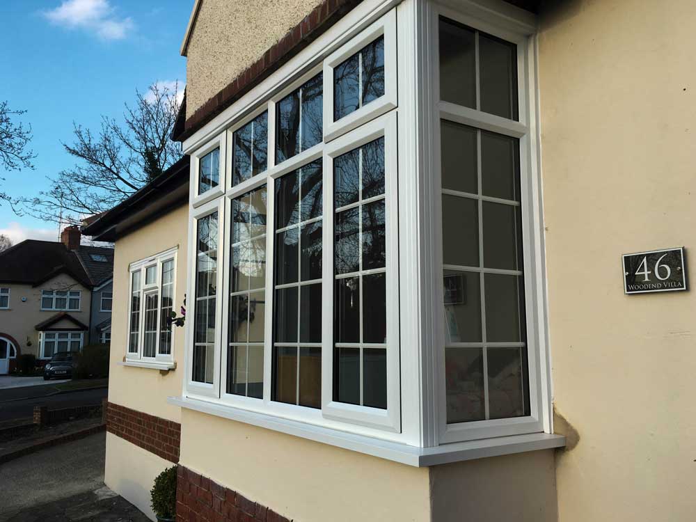 Casement Windows with Decorative Bar SCI WIndows