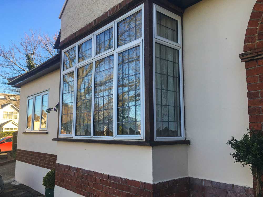 Casement Windows with Decorative Bar SCI WIndows