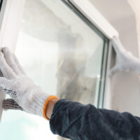 Are replacement windows installed from the inside or outside?